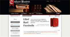 Desktop Screenshot of codices-illustres.it